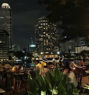 River view restaurant in Bangkok