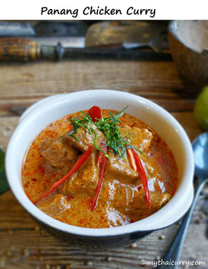Serving suggestion for Panang Chicken Curry