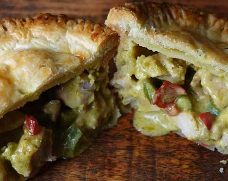 Serving Presentation Thai Curry Pie