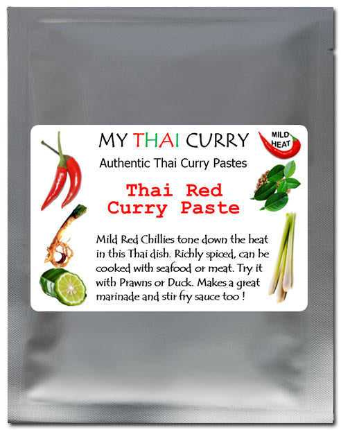 Thai Red Curry Paste mild to medium spice levels