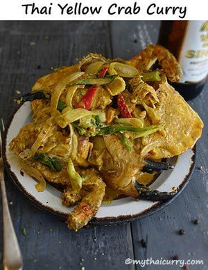 Serving suggestion for Thai Yellow Crab Curry